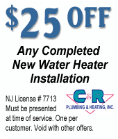 discount coupon money off any completed water heater installation
