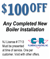discount coupon money off any completed new boiler installation